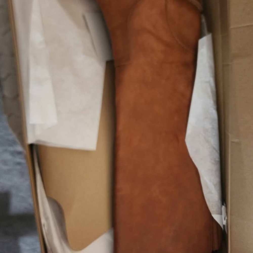 Zodiac Women's Tan Heeled Boots Wide Calf